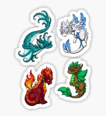 Four Elements - Dragons Sticker