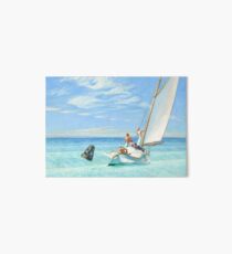 Ground Swell Oil Painting by Edward Hopper Art Board