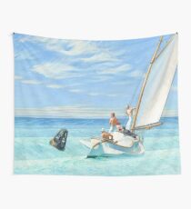 Ground Swell Oil Painting by Edward Hopper Wall Tapestry