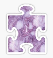 Purple Marble Puzzle Piece Sticker