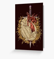 Gilded Dragon Greeting Card