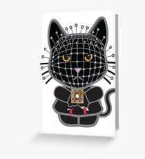 Hellraiser Black Kitty Greeting Card