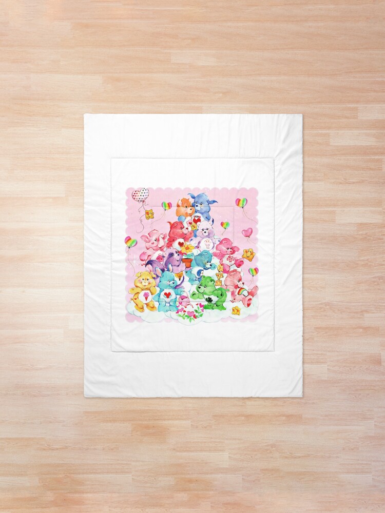 Care Bear Care Bear Cousins Retro 80s Cartoon Cute Comforter By