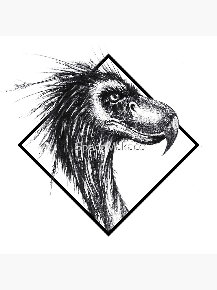 Download "Terror Bird" Framed Print by SpacoMakaco | Redbubble