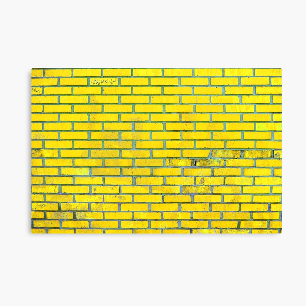 Yellow bricks Canvas Print