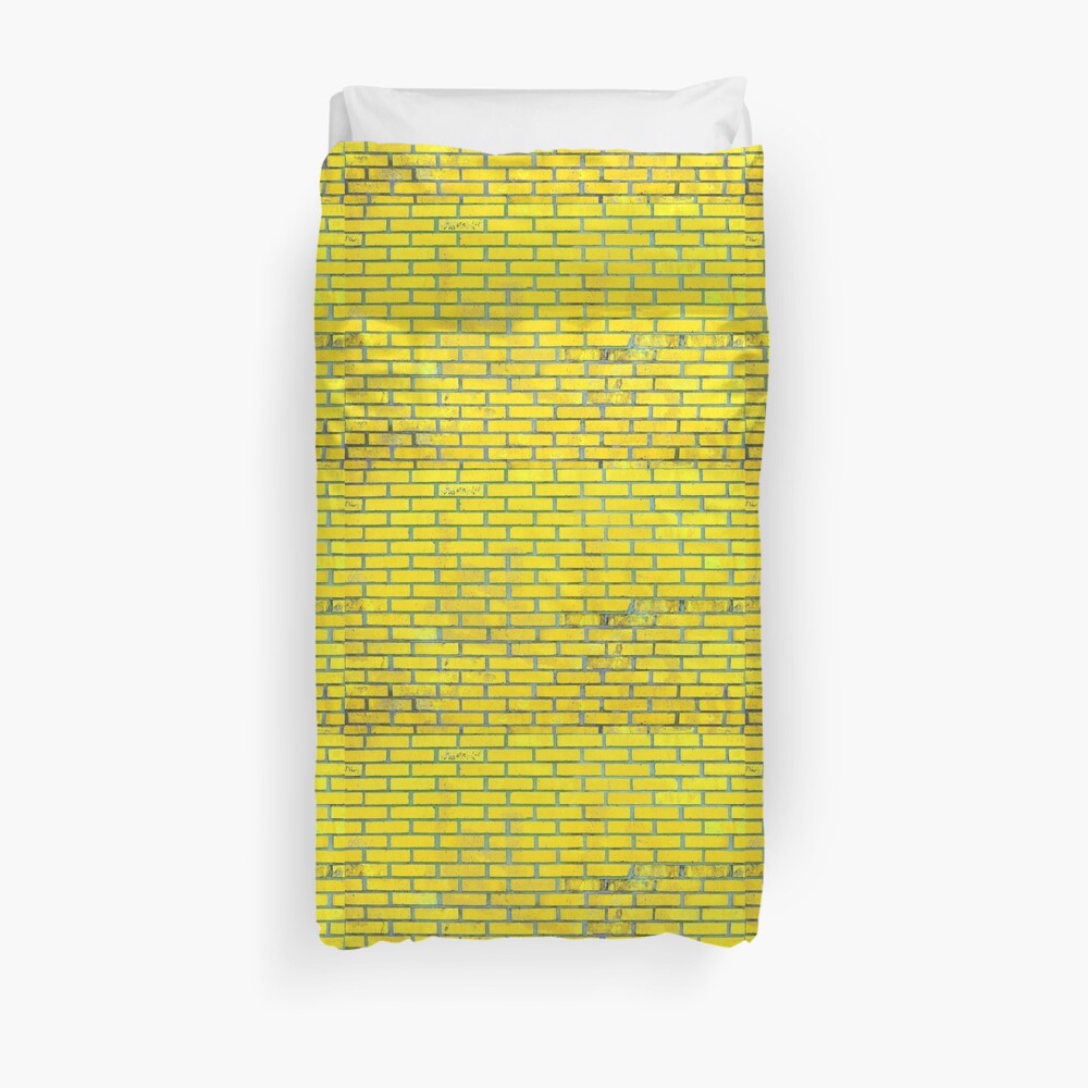 Yellow bricks Duvet Cover