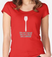 Spork! Fitted Scoop T-Shirt