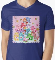 Care Bear, Care Bear Cousins, Retro 80s Cartoon Cute Men's V-Neck T-Shirt