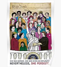 Sie blieb bestehen. - Die Eröffnung der Frauen März Poster
