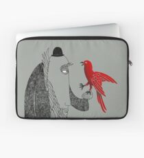 Darwin and red bird Laptop Sleeve