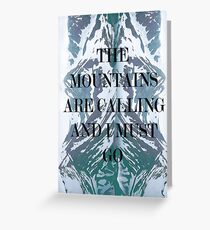 Mountains Greeting Card