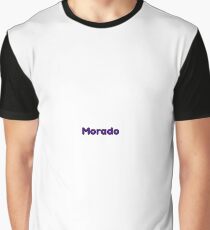 Morado Bubble Font Graphic T-Shirt
