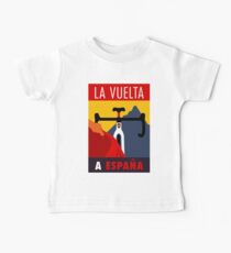 LA VUELTA: Vintage ESPANA Bicycle Racing Advertising Print Baby Tee