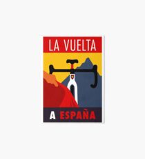 Lámina de exposición LA VUELTA: Vintage ESPANA Bicycle Racing Publicidad Impresa