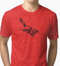Flying Sugar Glider Tri-blend T-Shirt