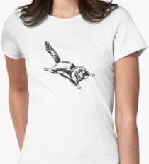 Flying Sugar Glider Women's Fitted T-Shirt