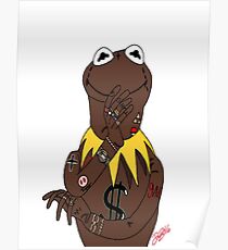 Black Kermit Poster