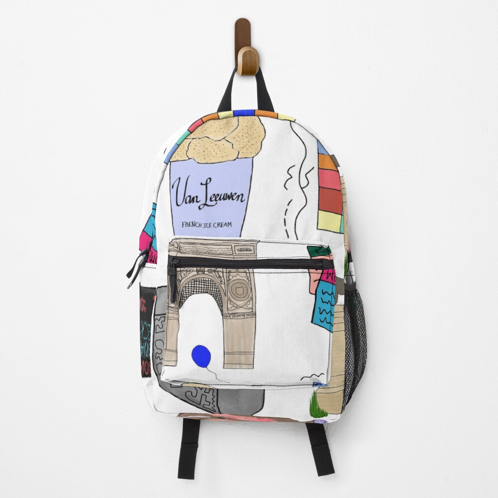 Onesie on a backpack