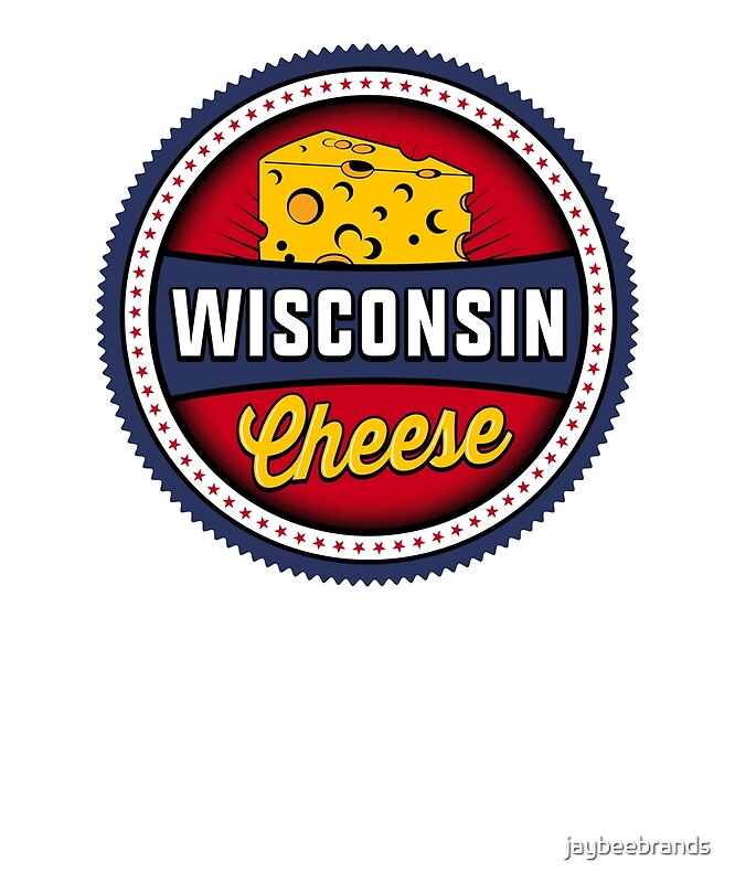 "Wisconsin Cheese Awesome Graphic" by jaybeebrands Redbubble