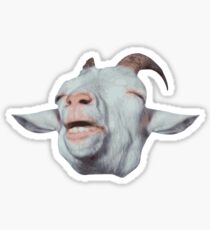 Happy Goat is Faded Sticker