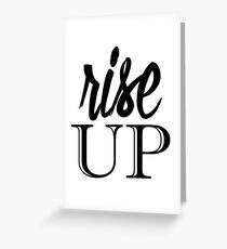 Hamilton: RISE UP Greeting Card