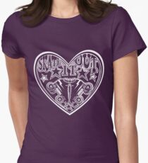 Roller Derby Skate It Out Women's Fitted T-Shirt