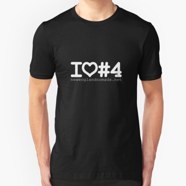 We love you number 4 Slim Fit T-Shirt