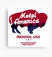 motel america Canvas Print