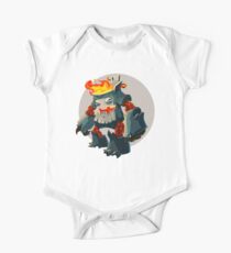 Burning Wood Man One Piece - Short Sleeve