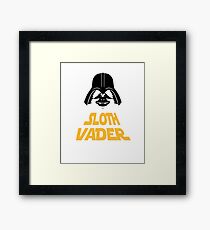 Sloth Vader Framed Print