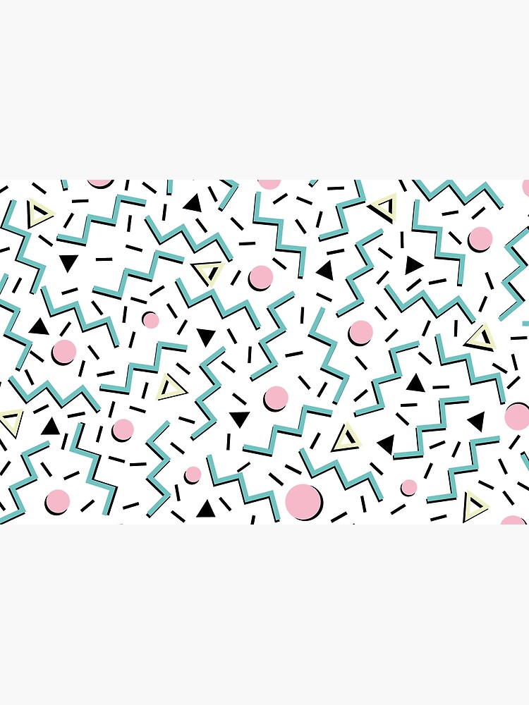 Back to the 80's eighties, funky memphis pattern design by 5mmpaper