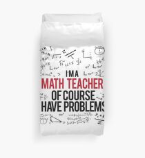 Mathe Lehrer mit Problemen Bettbezug