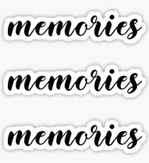 memories Sticker