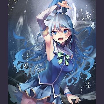 Funny Gift Aqua konosuba anime Art Board Print for Sale by AntoniaLohmann