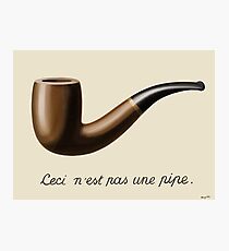 The Treachery of Images - Magritte Photographic Print