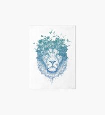 Floral lion Art Board