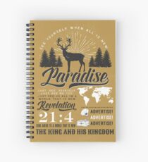 Cuaderno de espiral PARAÍSO (Vintage Rústico)