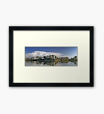 Suburban Panorama Framed Print