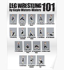Steps to Leg Wrestling Success Poster