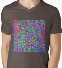 Abstract flowers V-Neck T-Shirt
