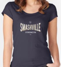 Smashville Strength Preds Fans Stand With Us Women's Fitted Scoop T-Shirt