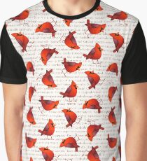 Maskierter Cardinalis Grafik T-Shirt
