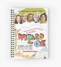 Wizard of Oz Movie Poster Spiral Notebook