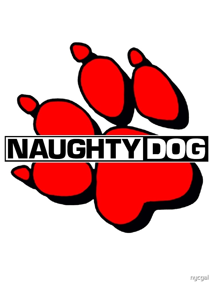 Naughty Dog Logo Greeting Card By Nycgal Redbubble