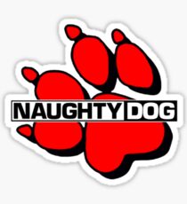 Naughty Dog logo Sticker