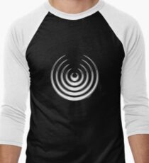 Mandala 8 Simply White Men's Baseball ¾ T-Shirt