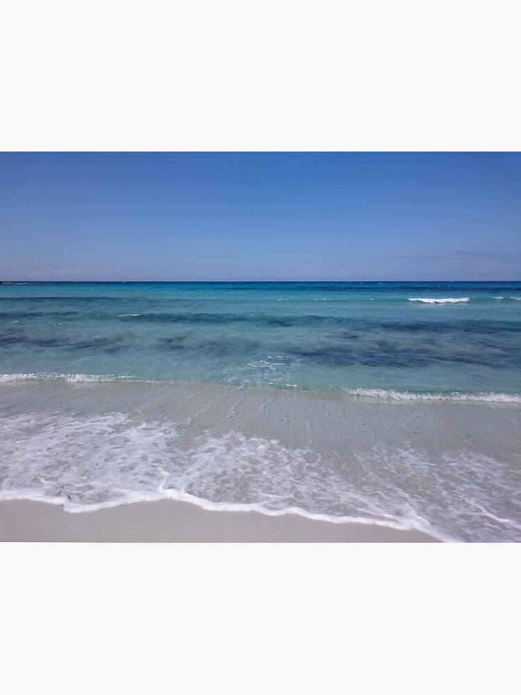 Oh La Belle Bleue Plage Corse Paradisiaque Mer Belle Eau Bleue Et Turquoise Poster