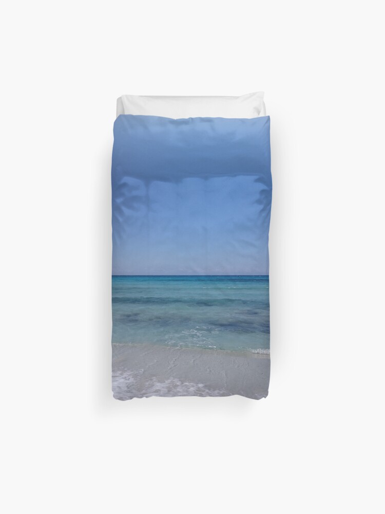 Oh La Belle Bleue Plage Corse Paradisiaque Mer Belle Eau Bleue Et Turquoise Duvet Cover