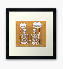 Archaeology Humour Framed Print