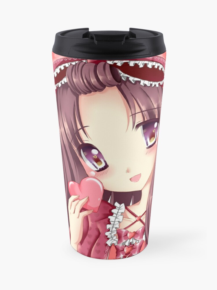 Cute Lolita Anime Manga Girl Kawaii Valentine Travel Mug